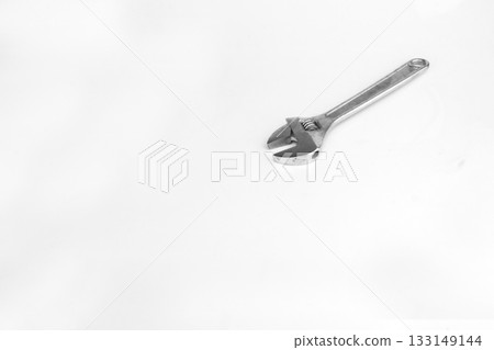 Wrench on a white background Wrench on a white background 133149144