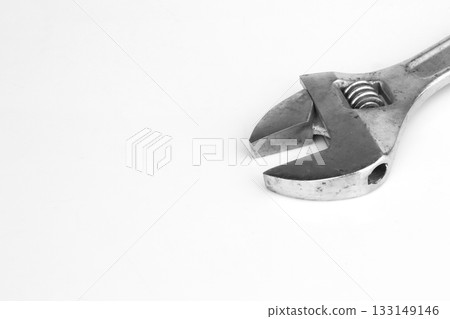 Wrench on a white background Wrench on a white background 133149146