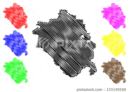 South Burnett Region (Commonwealth of Australia, Queensland state) map vector illustration, scribble sketch South Burnett map South Burnett Region (Commonwealth of Australia, Queensland state) map vector illustration, scribble sketch South Burnett map 133149589