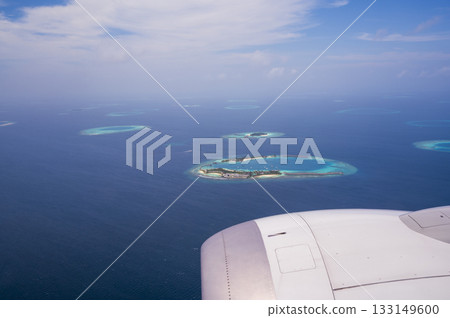 環礁鳥瞰圖 133149600