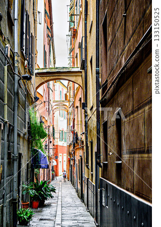 Typical street and buildings of the city of Savona in the Liguria region, Italy Typical street and buildings of the city of Savona in the Liguria region, Italy 133150525
