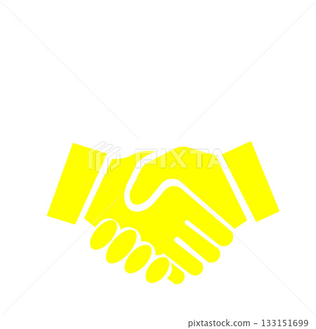 一個簡單的象形圖(黃色),代表合約或協議。 一個簡單的象形圖(黃色),代表合約或協議。 133151699