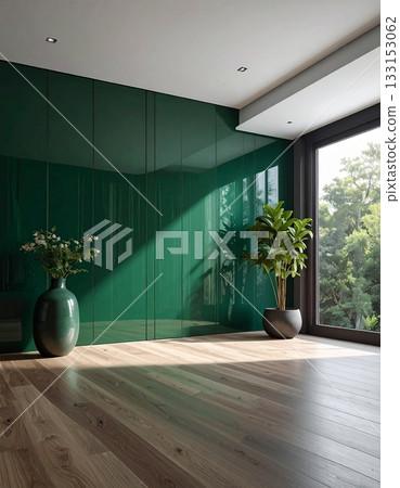 森林綠色的壓克力表面，自然光照射下－高品質紋理背景 133153062