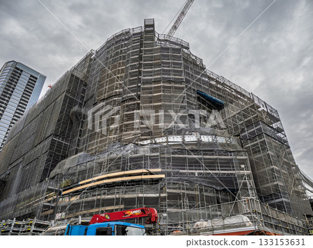 Takanawa Gateway City "The Museum of Narratives" under construction 133153631
