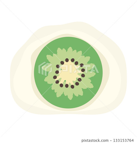 水果大福（奇異果）插圖 133153764