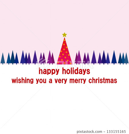 Happy Holidays Christmas Tree Happy Holidays Christmas Tree 133155165