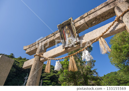 島根郡三保神社入口處的鳥居 133155569