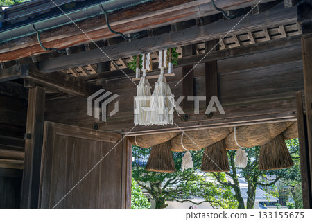 島根縣三保神宮神社鳥居景色 島根縣三保神宮神社鳥居景色 133155675