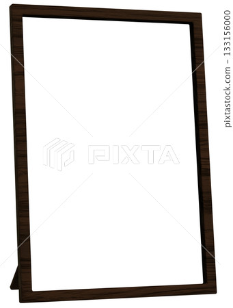3D材質相框_木質_黑色 133156000