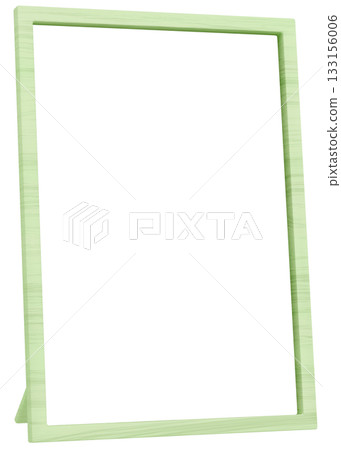 3D材質_木質相框_黃綠色 3D材質_木質相框_黃綠色 133156006