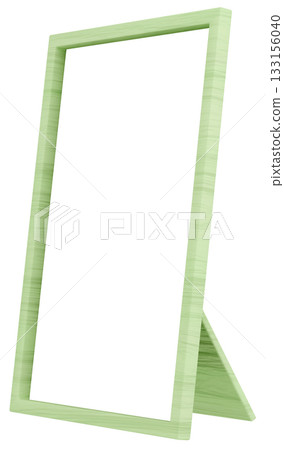 3D Material_Wooden Photo Frame_Yellow-Green 3D Material_Wooden Photo Frame_Yellow-Green 133156040