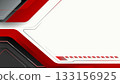 Modern Red and Gray Abstract Geometric Vector Background Design for Technology, Presentation, Banner, or Corporate Template 133156925