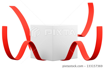 3D 插畫_禮物_紅色 3D 插畫_禮物_紅色 133157369