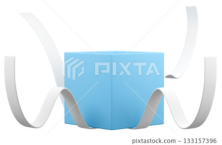 3D 插畫_呈現_淺藍色 3D 插畫_呈現_淺藍色 133157396