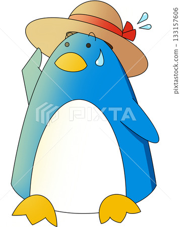 企鵝在陽光下會感到炎熱 133157606