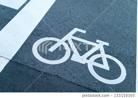 Bicycle exclusive traffic zone Bicycle exclusive traffic zone 133158103