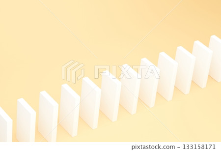 3D材質_多米諾骨牌_橘色 133158171