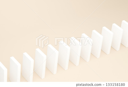 3D材質_多米諾骨牌_米色 133158180