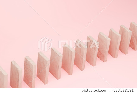 3D材質_木質骨牌_粉紅色 3D材質_木質骨牌_粉紅色 133158181