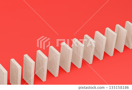 3D材質_木質骨牌_紅色 133158186