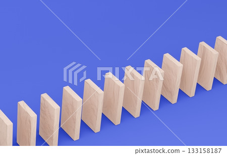 3D材質_木質骨牌_藍色 3D材質_木質骨牌_藍色 133158187