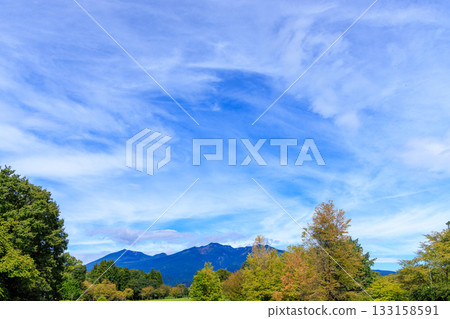 Beautiful sky in autumn Nikko Beautiful sky in autumn Nikko 133158591