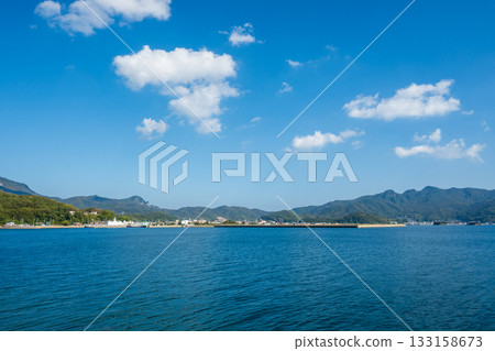 日本瀨戶內海美麗的秋景 日本瀨戶內海美麗的秋景 133158673