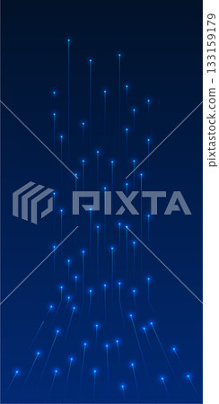 Quantum Data Flow Visualization, High-Speed Information Beam, Light Particle Stream, Abstract Processing Background for Quantum Computing, AI Data Acceleration, Futuristic Technology Concept 133159179