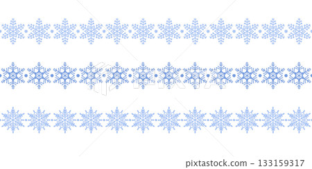 Embroidered snowflake border Embroidered snowflake border 133159317