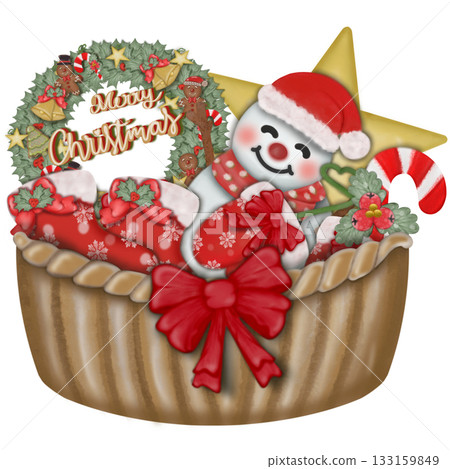 Winter holidays cozy decorations illustration set. holiday elements cute hand drawn decorations Winter holidays cozy decorations illustration set. holiday elements cute hand drawn decorations 133159849