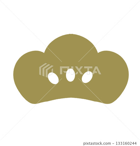 Golden Japanese pine pattern Golden Japanese pine pattern 133160244