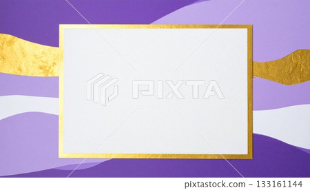 Japanese paper, purple and gold elegant Japanese style background material (frame, message card) Japanese paper, purple and gold elegant Japanese style background material (frame, message card) 133161144