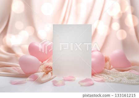 一封被粉紅色愛心環繞的信 133161215