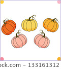 Colorful Pumpkin Bundle Vector Clipart Colorful Pumpkin Bundle Vector Clipart 133161312