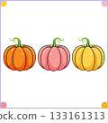 Seasonal Pumpkin Pack Cartoon Illustration Seasonal Pumpkin Pack Cartoon Illustration 133161313