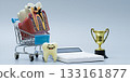 Tooth Decay Model with Crying Tooth, Calculator, and Trophy 133161877
