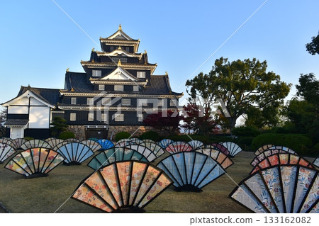 岡山城,扇子,岡山 岡山城,扇子,岡山 133162082