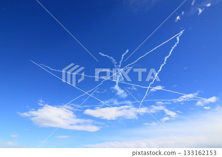 Blue Impulse demonstration flight Star and Cross Blue Impulse demonstration flight Star and Cross 133162153