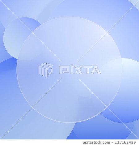 3D background material_Glassmorphism_Blue 133162489