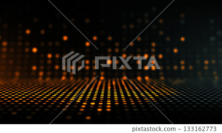 Abstract modern light background with orange dots 133162773