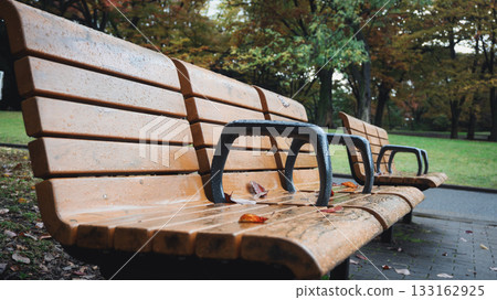 Bench after the rain Bench after the rain 133162925