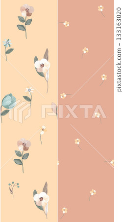 Soft Pastel Patterns with Florals, Fruits, and Cute Motifs for Notebook Designs Soft Pastel Patterns with Florals, Fruits, and Cute Motifs for Notebook Designs 133163020