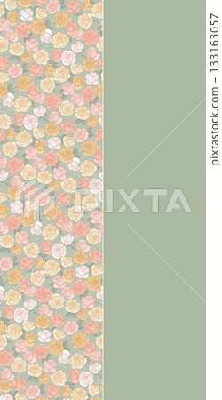 Soft Pastel Patterns with Florals, Fruits, and Cute Motifs for Notebook Designs 133163057