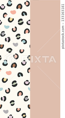 Soft Pastel Patterns with Florals, Fruits, and Cute Motifs for Notebook Designs 133163181