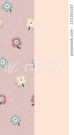 Soft Pastel Patterns with Florals, Fruits, and Cute Motifs for Notebook Designs Soft Pastel Patterns with Florals, Fruits, and Cute Motifs for Notebook Designs 133163187
