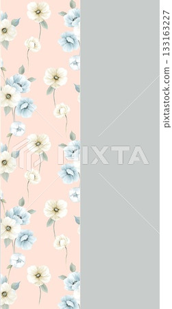 Soft Pastel Patterns with Florals, Fruits, and Cute Motifs for Notebook Designs 133163227