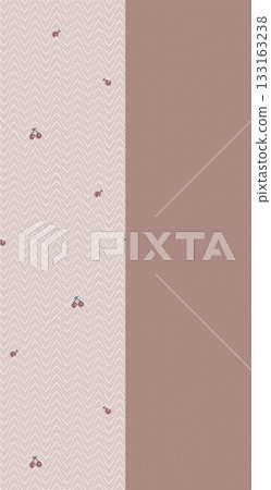 Soft Pastel Patterns with Florals, Fruits, and Cute Motifs for Notebook Designs 133163238