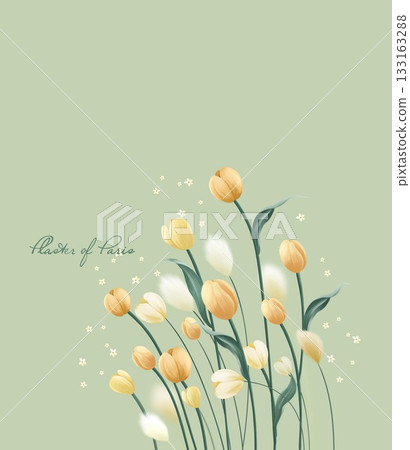 Soft Pastel Patterns with Florals, Fruits, and Cute Motifs for Notebook Designs 133163288