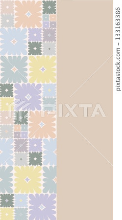 Soft Pastel Patterns with Florals Fruits and Cute Motifs for Notebook Designs 133163386