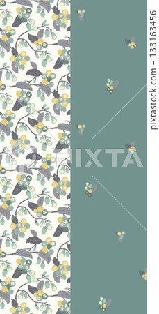 Soft Pastel Patterns with Florals Fruits and Cute Motifs for Notebook Designs 133163456